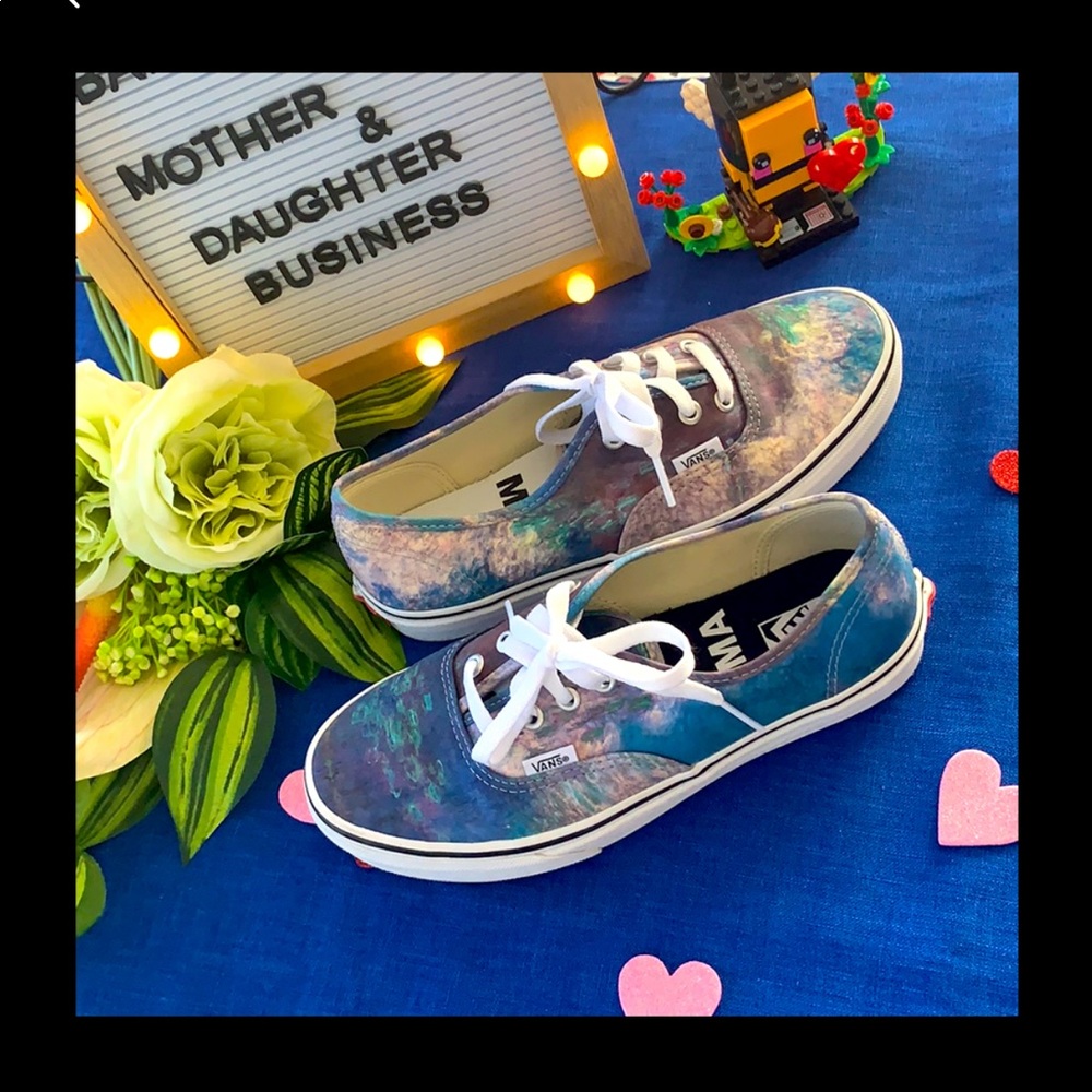 Vans Monet Water Lily Womens Shoes